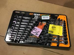 SAEMetric Combination Ratcheting Wrench Set (20-Piece) by GEARWRENCH in good condition&nbsp