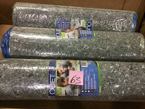 Lot of 100 sq. ft. 3 ft. x 33.3 ft. x 3 mm Underlayment wSound Barrier and Moisture Barrier for Laminate &amp Engineered Flooring by QuietWalk in good condition&nbsp