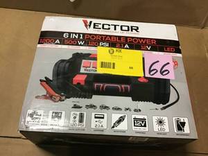 Vector 1200 Amp Jump StarterPortable Power Station with Inverter in good condition&nbsp