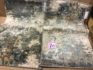 Braxton Multi 2 ft. x 3 ft. Abstract Area Rug by Home Decorators Collection in good condition&nbsp