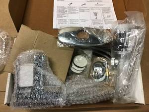 Kohler K-98146-4-CP July Single-Handle Bathroom Sink Faucet With Escutcheon in good condition&nbsp