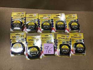 PowerLock 8m26 ft. x 1 in. Tape Measure (MetricEnglish Scale) by Stanley in good condition&nbsp