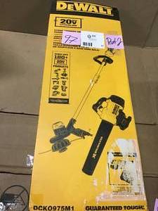 20V MAX Cordless Lithium-Ion String TrimmerBlower Combo Kit (2-Tool) with (1) 4.0Ah Battery Pack and Charger Included by DEWALT in good condition&nbsp