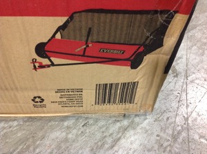 48 in. 15 cu. ft. Lawn Sweeper by Everbilt in good conditions