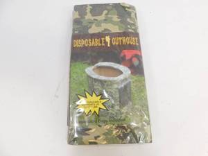 Camouflage Disposable Outhouse