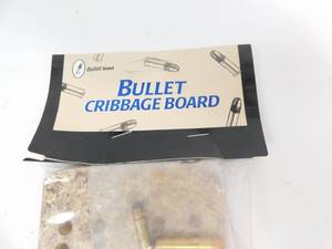 Wood Bullet Cribbage Board