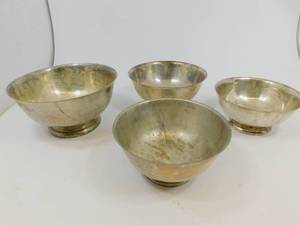 Gorham Silver Plated & Stainless Steel Bowls