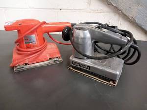 lot 284 image: Black & Decker Sander and Stainless Craftsman Sander
