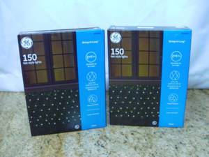 GE String-A-Long 6-ft x 4-ft Constant White Incandescent Mini Plug-In Christmas Net Lights SKU1295959 Retails $14.98 each (Qty 2), (1181)
