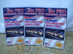50-Pack Plastic Roof Shingle Clips Item #849684 (Qty 3), (1613)