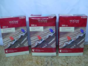 Holiday Living 100-Pack Plastic Light Hanging Kit 132029 (Qty 3), (302)