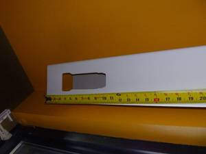 White Vynil 6x6x108 Post Cover Knotched for railing., (227)