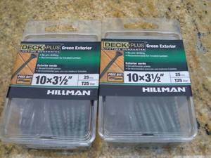 Hillman #10 x 3-12-in Ceramic Deck Screws (25-Count), (752)