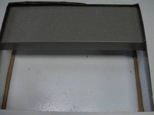 25 x 22 x 3CM Quartz Vanity Top w Backsplash - Single Faucet Hole  - Sink 2015 Cutout - Undermount - Konkurito - KONK