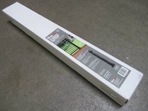 lot 760 image: Fiberon Elements Railing Black Aluminum Deck End Post, 961312 - NEW