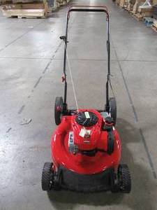 lot 8 image: Troy-bilt 21 in. 140 cc 550ex Series Briggs & Stratton Gas Walk Behind Push Mower with 2-in-1 cutting TriAction Cutting System TB110