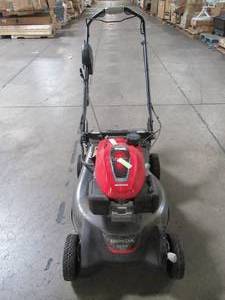 lot 10 image: Honda 21 in. Steel Deck Electric Start Gas Walk Behind Self Propelled Mower HRN216VLA