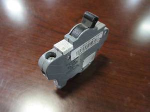 lot 826 image: Connecticut Electric VPKUBIF Thin 15 Amp 12 in. 1-Pole Federal Pacific Stab-Lok Type NC Replacement Circuit Breaker.