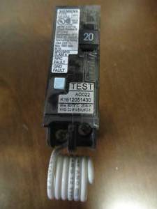 lot 845 image: Siemens 20 Amp AFCIGFCI Dual Function Circuit Breaker, Q120DFP
