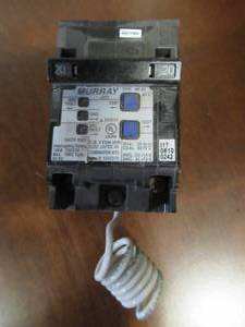 lot 853 image: Murray 20 Amp Double-Pole Type MP-AT Combination AFCI Circuit Breaker, MP220AFCP