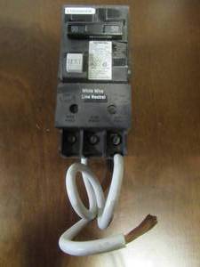 lot 857 image: Siemens 50 Amp Double-Pole Type QPF GFCI Circuit Breaker, QF250P