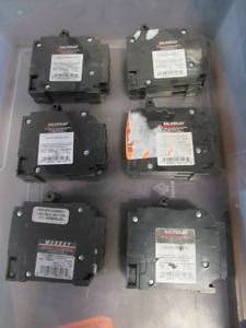 lot 863 image: (6-Pack) - Murray MP2020N - 20 Amp Single-Pole Type MH-T Tandem NCL Circuit Breakers