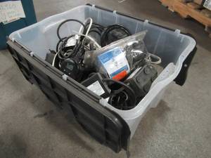 lot 881 image: WHOLESALE MIXED BIN OF MISCELLANEOUS PONDFOUNTAIN PUMPS AND MORE