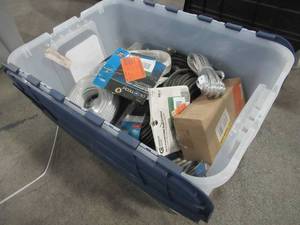 lot 882 image: WHOLESALE MIXED BIN OF MISCELLANEOUS COAXIAL CABLE, TELEPHONE WIRE AND MORE
