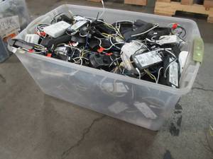 lot 888 image: WHOLESALE MIXED BIN OF MISCELLANEOUS CEILING FAN UNIVERSAL REMOTE RECEIVERS