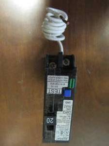 lot 839 image: Murray 20 Amp 1 in. Single-Pole Combination AFCI Circuit Breaker, US2MPA120AFCP