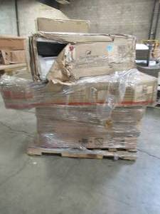 lot 124 image: WHOLESALE MIXED PALLET OF MISCELLANEOUS INDOOR AND OUTDOOR FURNITUREDECOR