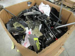 lot 128 image: WHOLESALE MIXED PALLET OF OUTDOOR POWER PARTS AND ACCESSORIES