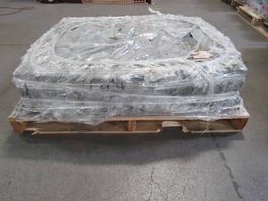 lot 129 image: Entire Pallet - Mutual Materials 83.52 in. x 83.52 in. x 2.375 in. Cascade Blend Concrete Old Dominion Paver Circle Kit PV060ODCRCAM