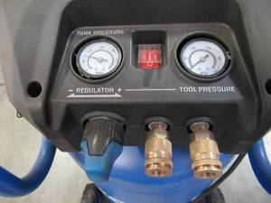 lot 26 image: Kobalt 20-Gallon Portable Electric Vertical Air Compressor LK20175