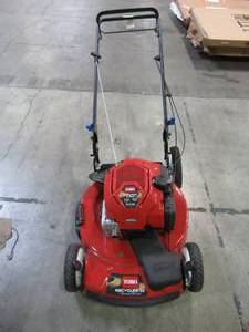 lot 34 image: Toro  22 in. Recycler SmartStow High Wheel Variable Speed Walk Behind Gas Self Propelled Mower 20339