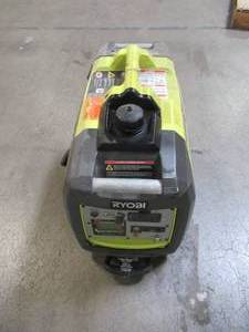lot 38 image: Ryobi Bluetooth 2,300-Watt Super Quiet Gasoline Powered Digital Inverter Generator RYI2300BTA