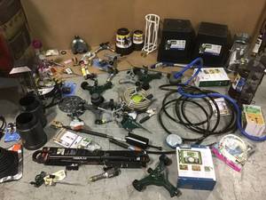 lot 9 image: ASSORTED PALLET WITH MIXED HOME AND GARDEN SEE PICS
