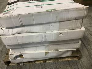 lot 37 image: PALLET WITH 13 Navy Monaco Beach Patio Chairs SEE PICS