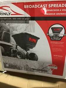 lot 46 image: Brinly Broadcast Spreader not used