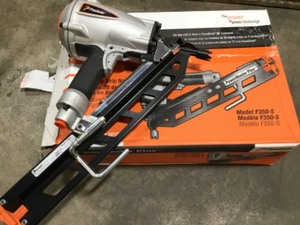 lot 51 image: Paslode F-350-S Pneumatic 3-12 in. 30-Degree  open box in very good condition see pictures