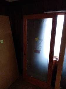 36 Frosted Glass Pantry Door (N139)