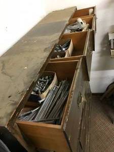 6 Antique Shop Drawer Cabinet & Contents (N161)
