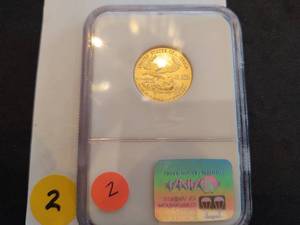 2000 $10 14 Oz. American Gold Eagle Gold NGC MS 69