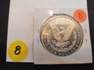 1880-S BU Blast White  Morgan
