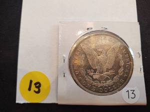 1883-O  Light, Attractive Toning  BU Morgan