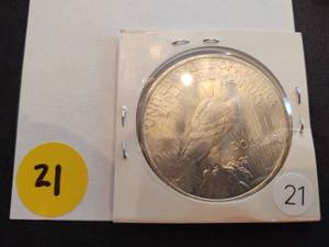 1923 BU Peace Dollar  Spectacular Detail and Mint Luster
