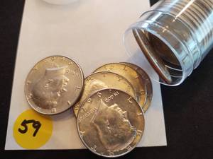 Twenty 40% Silver Kennedy Half Dollars