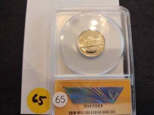 1955 Proof Jefferson Nickel ANACS PF66