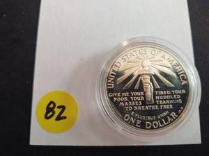 1986 Statue of Liberty Silver Commemorative Dollar