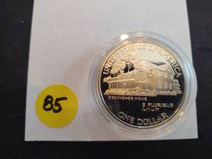1990 Eisenhower Silver Commemorative Dollar